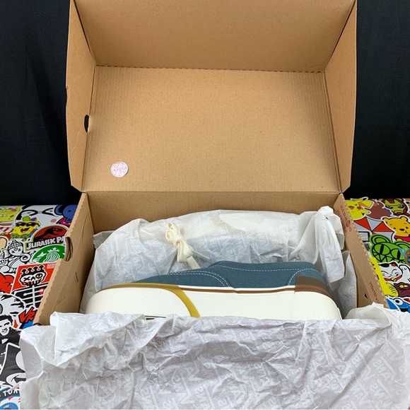 Vans Era Stacked Platform Blue Gold Womens Various Sizes - Picture 12 of 14